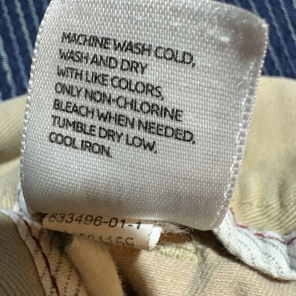 Old Navy Pants 40x32 Loose Fit Khaki Beige Chino Casual Workwear Relaxed Men - Picture 5 of 9